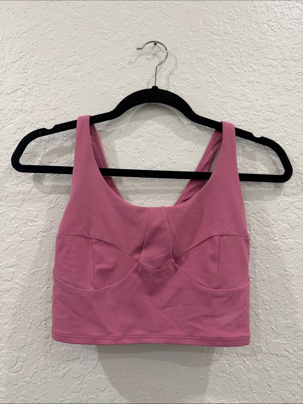 lululemon athletica Rose Pink Support Crop Tank